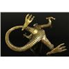 Image 6 : A GILT BRONZE DRAGON STATUE MING DYNASTY.
