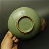 Image 4 : A GREEN GLAZE SUN FLOWER PLATE MING DYNASTY.