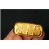 Image 4 : A BRONZE GOLD BAR INGOT QING DYNASTY.