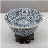 Image 3 : A BLUE & WHITE BOWL MING DYNASTY.