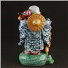 Image 3 : A PORCELAIN ENAMEL BUDDHA FIGURE QING DYNASTY 17TH/C.