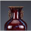 Image 3 : A RED GLAZE DOUBLE HANDLE VASE YONGZHENG MARK 17TH/C.