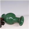 Image 2 : A GREEN GLAZE VASE MING DYNASTY.