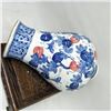 Image 4 : A BLUE & WHITE PUMPKIN MEIPING VASE YONGZHENG MARK 17TH/C.