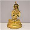 Image 3 : A-RARE GILT BRONZE BUDDHA FIGURE MING DYNASTY 14TH/C.