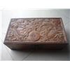 Image 1 : A HUANGHUALI WOOD BEAST JEWELRY BOX QING DYNASTY.