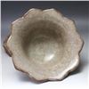 Image 1 : A WHITE GLAZE MELLOW SHAPED BOWL YUAN DYNASTY 13TH/C.