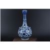 Image 1 : A BLUE & WHITE BOTTLE VASE YONGZHENG MARK 17TH/C.
