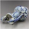 Image 3 : A BLUE & WHITE DOUBLE EAR DRAGON VASE MING DYNASTY.