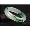 Image 3 : A NATURAL BURMA WAVE JADE BANGLE.