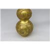 Image 5 : A GILT BRONZE DOUBLE GOURD BOTTLE MING DYNASTY.