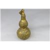 Image 2 : A GILT BRONZE DOUBLE GOURD BOTTLE MING DYNASTY.