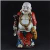 Image 1 : A PORCELAIN ENAMEL BUDDHA FIGURE QING DYNASTY 17TH/C.