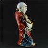 Image 3 : A PORCELAIN ENAMEL BUDDHA FIGURE QING DYNASTY 17TH/C.