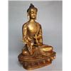 Image 2 : A GILT BRONZE SHAKYAMUNI BUDDHA FIGURE MING DYNASTY.