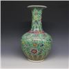 Image 2 : A FAMILLE ROSE BOTTLE VASE QIANLONG MARK 17TH/C.