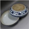 Image 4 : A BLUE & WHITE LOTUS BOX XUANDE MARK 14TH/C.