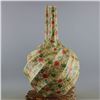 Image 1 : A FAMILLE VERTE BOTTLE VASE QING DYNASTY.