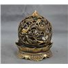 Image 4 : A GILT BRONZE LOTUS SHAPED CENSER MING DYNASTY.