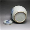 Image 4 : A BLUE & WHITE JINGER JAR QING DYNASTY.