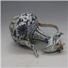 Image 3 : A BLUE & WHITE PHOENIX HEAD TEAPOT MING DYNASTY.