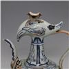 Image 4 : A BLUE & WHITE PHOENIX HEAD TEAPOT MING DYNASTY.