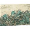 Image 4 : A RARE FAMILLE VERTE PAINTING QING DYNASTY.