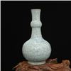 Image 1 : A WHITE CRACKLE BOTTLE VASE MING DYNASTY.