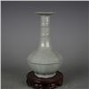 Image 1 : A GREY BOTTLE VASE MING DYNASTY.