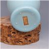 Image 5 : A SKY BLUE DOUBLE EAR VASE MING DYNASTY.