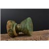 Image 4 : A OLD GREEN JADE LAMPSTAND MING DYNASTY.