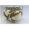 Image 3 : A BEOWN & WHITE DOUBLE HANDLE JAR MING DYNASTY.
