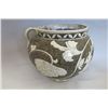 Image 5 : A BEOWN & WHITE DOUBLE HANDLE JAR MING DYNASTY.