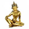 Image 1 : AN EXTREMELY RARE BUDDHA FIGURE MING DYNASTY.