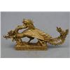 Image 1 : A GILT BRONZE PHOENIX STATUE QING DYNASTY.