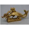 Image 3 : A GILT BRONZE PHOENIX STATUE QING DYNASTY.