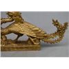 Image 5 : A GILT BRONZE PHOENIX STATUE QING DYNASTY.