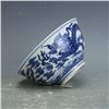 Image 3 : A BLUE & WHITE DRAGON & PHOENIX BOWL YONGZHENG MARK 17TH/C.