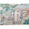 Image 16 : A RARE FAMILLE ROSE PAINTING QING DYNASTY.