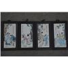 Image 1 : A SET FAMILLE ROSE PORCELAIN PANEL QING DYNASTY.