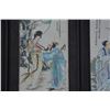 Image 5 : A SET FAMILLE ROSE PORCELAIN PANEL QING DYNASTY.