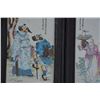 Image 7 : A SET FAMILLE ROSE PORCELAIN PANEL QING DYNASTY.