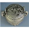 Image 4 : A SILVER DOUBLE BEAST CENSER MING DYNASTY.