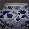 Image 5 : A BLUE & WHITE PHOENIX JAR MING DYNASTY.