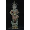 Image 1 : A SANCAI-GLAZE EMPEROR STATUE TANG DYNASTY 9TH/C.
