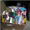 Image 1 : BOX OF HEADBANDS, HAIR ROLLERS, ACCESSORIES
