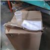 Image 1 : Box of 32oz round safe lock tamper proof containers lids not included