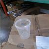 Image 2 : Box of 32oz round safe lock tamper proof containers lids not included
