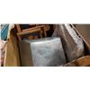 Image 4 : WOOD ART, METAL PLANTER, CAT FIGURE AND 2 PHOTO ALBUMS
