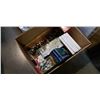 Image 2 : 5 BOXES OF CHRISTMAS DECOR, RIBBON, WRAPPING PAPER